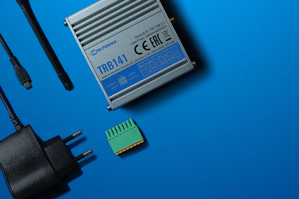 blog trb141 01 - TRB141 TRB141 – New industrial LTE gateway from Teltonika