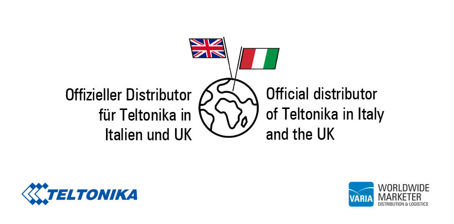 VARIA ist offizieller Teltonika-Distributor in IT und UK