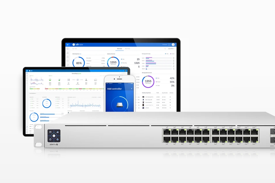 Ubiquiti USW-PRO-24 - der vollständig verwaltetete Hochleistungs-Switch