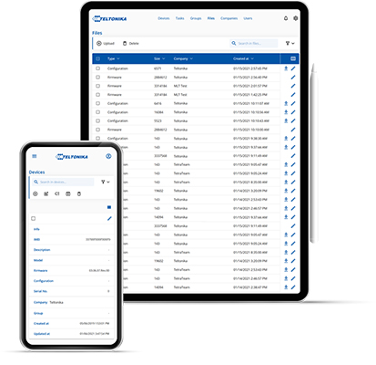 easy web access New Teltonika FOTA WEB release