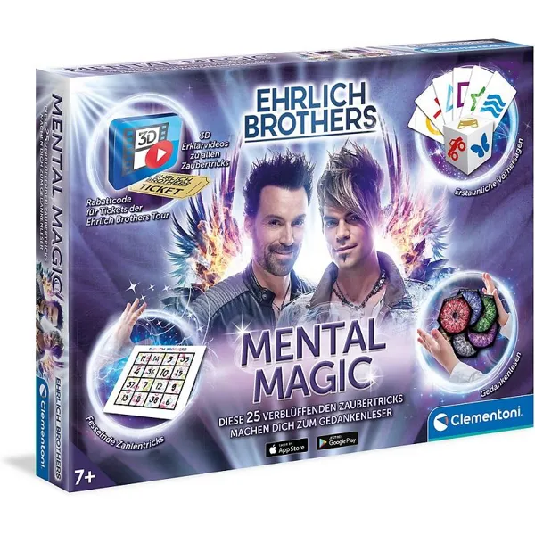 Ehrlich Brothers Mental Magic Magie für Zuhause: Die 4 Zauberkästen der Ehrlich Brothers von Clementoni im Überblick