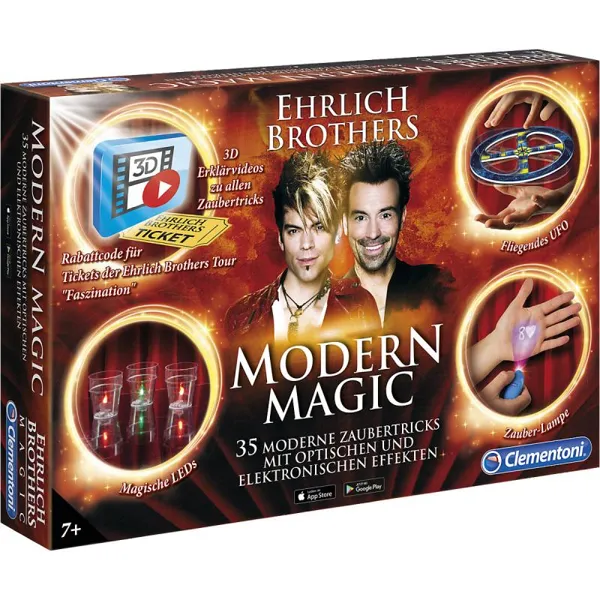 Ehrlich Brothers Modern Magic Magie für Zuhause: Die 4 Zauberkästen der Ehrlich Brothers von Clementoni im Überblick