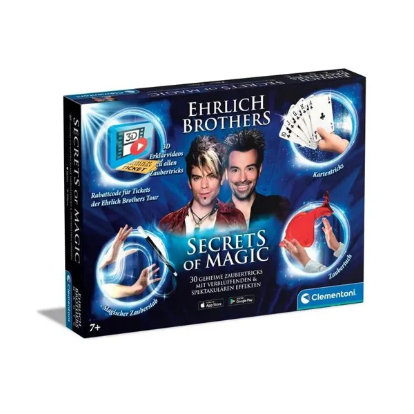 Ehrlich Brothers Secrets of Magic Magie für Zuhause: Die 4 Zauberkästen der Ehrlich Brothers von Clementoni im Überblick