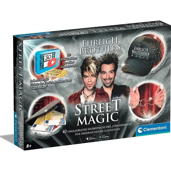 Ehrlich Brothers Street Magic Magie für Zuhause: Die 4 Zauberkästen der Ehrlich Brothers von Clementoni im Überblick