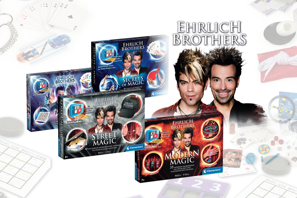 Ehrlich Brothers - ehrlich brothers Magie für Zuhause: Die 4 Zauberkästen der Ehrlich Brothers von Clementoni im Überblick