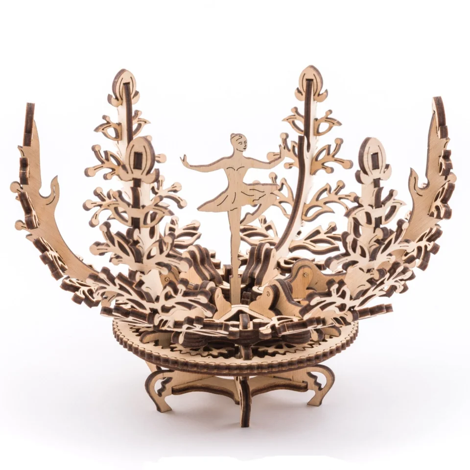 mechanische Blume_1 The mechanical flower from Ugears – elegance meets technology