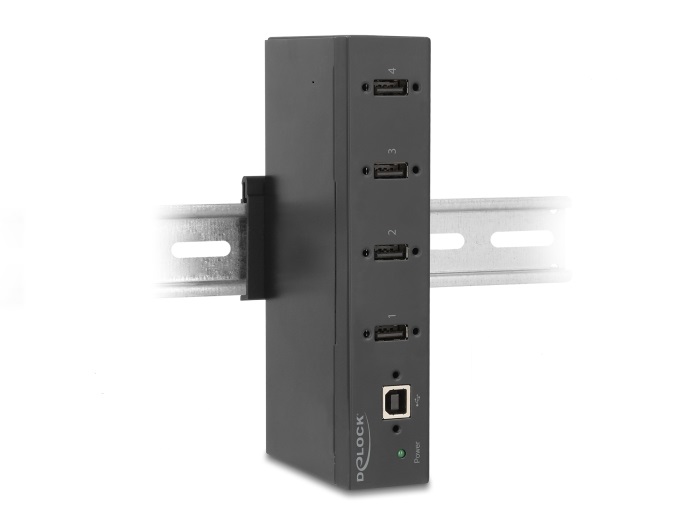 Focus on industrial USB hubs: Delock 60686 &amp; 60687 in use