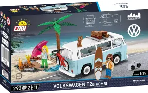 COBI-24617 Volkswagen T2a Kombi – Der Bulli für den Sommerurlaub im Miniaturformat