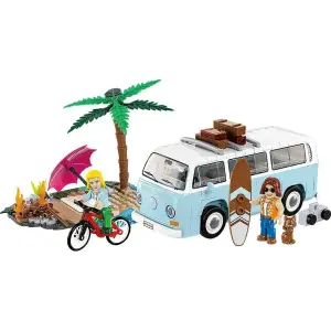COBI-24617 Volkswagen T2a Kombi &#8211; The Bulli for summer vacations in miniature format