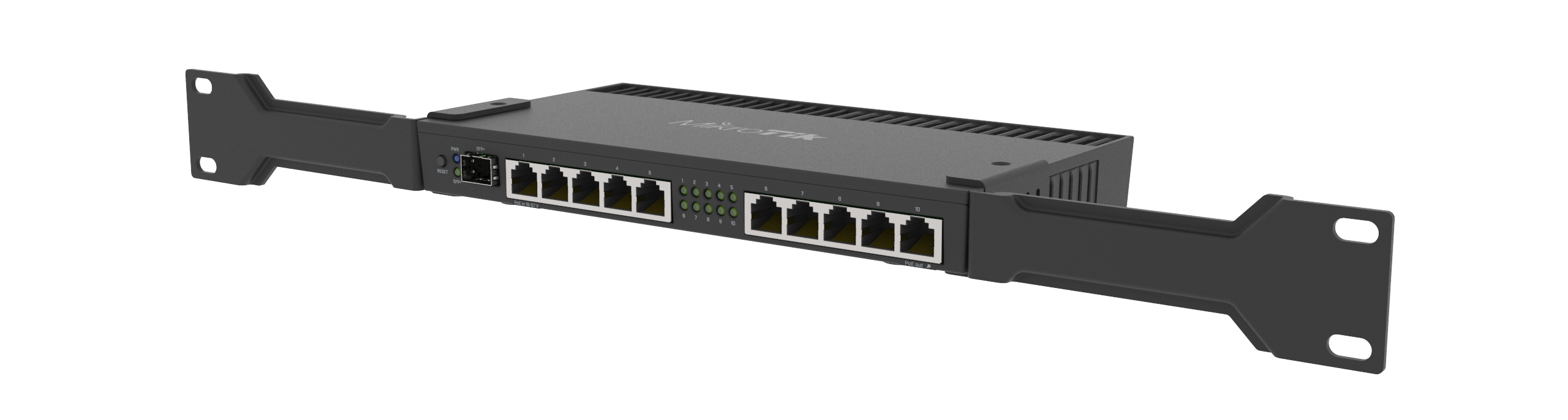 MikroTik RB4011iGS+RM test: Gigabit power for professionals at a fair price