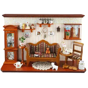 Miniature meets magic: The Reutter display living room in 1:12 scale