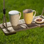 Tasse mit Teesieb Rustic gelb Sonniger Charme für dein Zuhause: Die RUSTIC-Geschirrserie in Gelb von Tranquillo