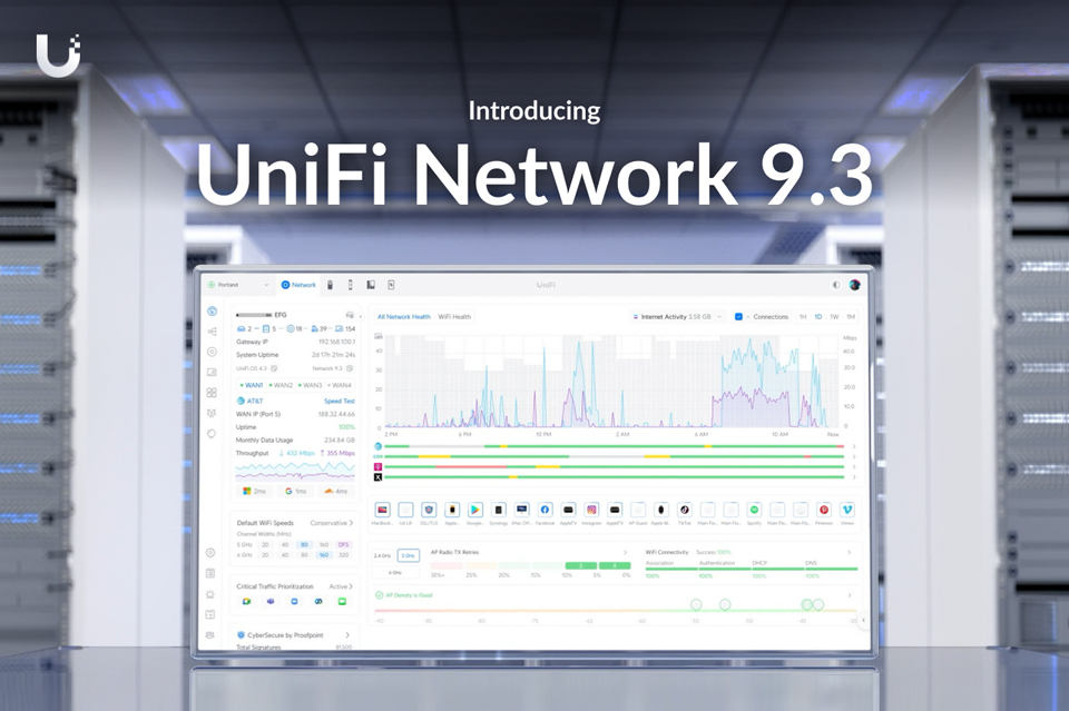 beitragsbildUnifiNetwork9 3 - UniFi Network 9.3 UniFi Network 9.3 at a glance – The most powerful update for the Ubiquiti ecosystem to date